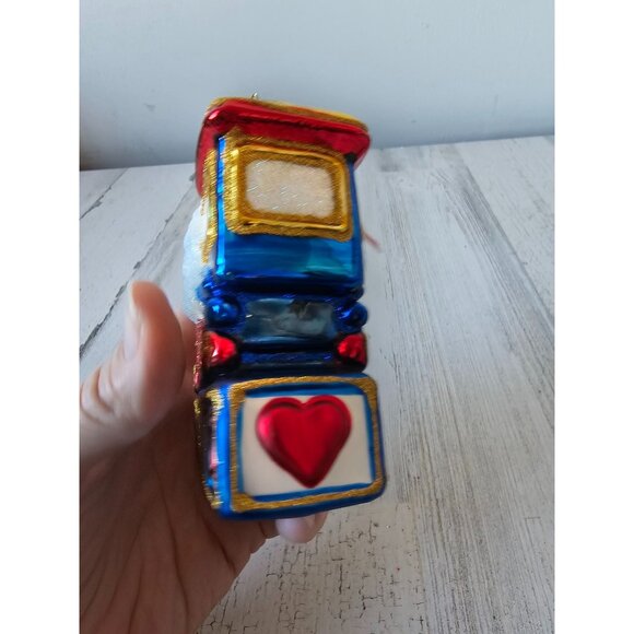 Radko choo choo cheer train locomotive toy caboose new Xmas tree ornament - Picture 10 of 14